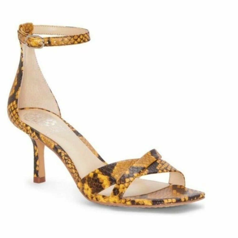 Vince Camuto Sarriss Ankle Strap Snake Sandal